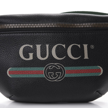 Gucci Grained Calfskin Small Logo Belt Bag Black 10 of 10