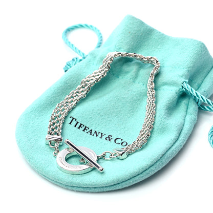 Tiffany Sterling Silver Somerset Toggle Bracelet 7 of 7