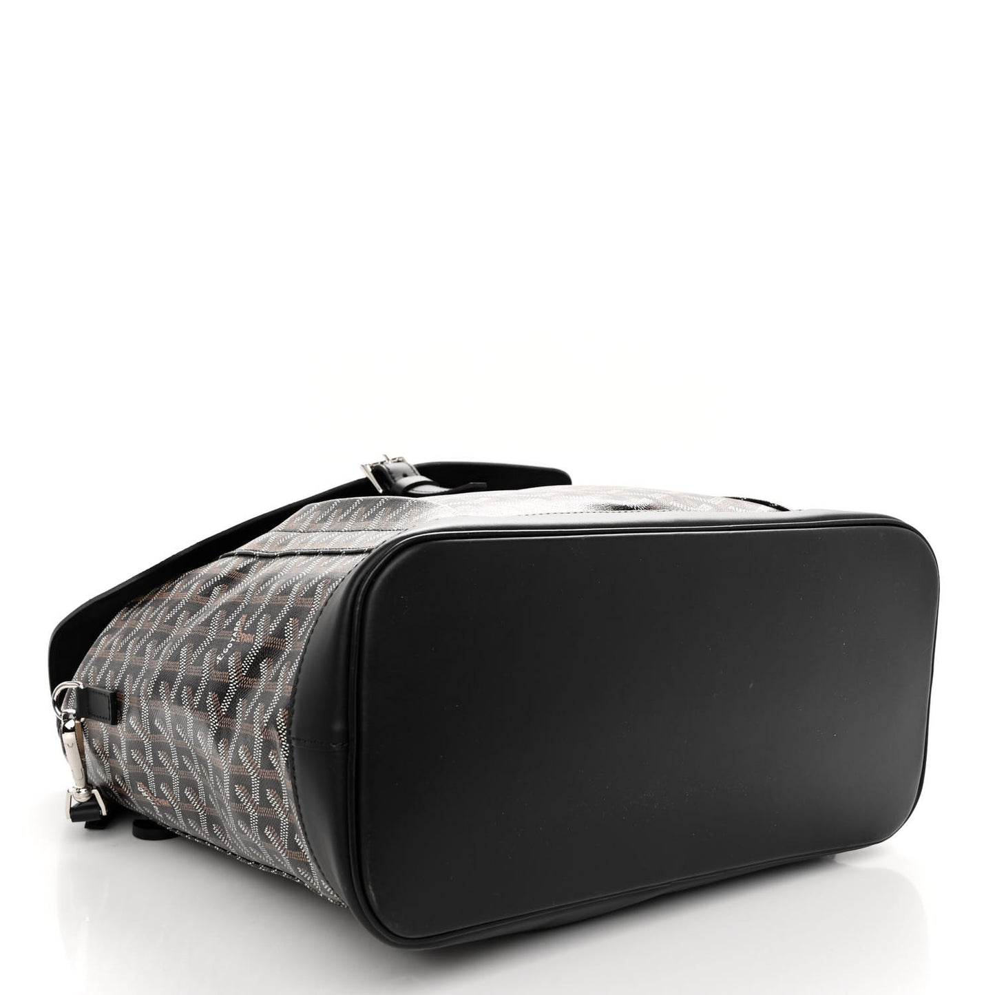 Goyardine Calfskin Alpin MM Backpack Black