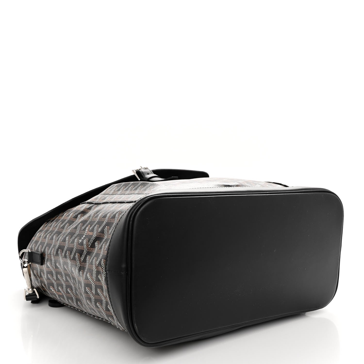 Goyard Goyardine Calfskin Alpin MM Backpack Black 4 of 9