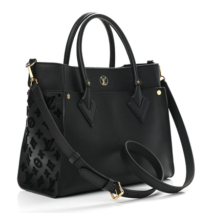 Louis Vuitton Calfskin Monogram Tufting On My Side Black 3 of 10