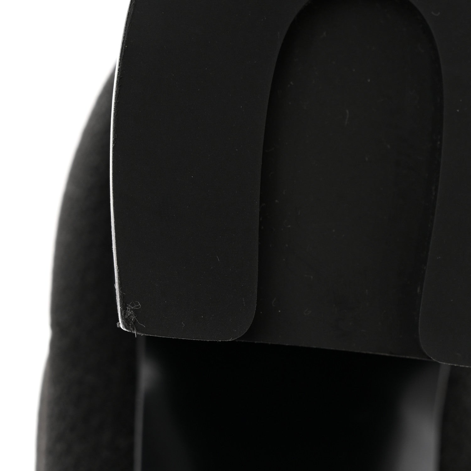 Hermes Knit Calfskin Fontaine 60 Boots 36 Black 10 of 14