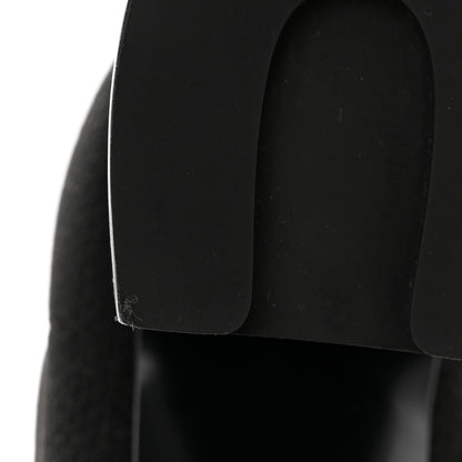 Hermes Knit Calfskin Fontaine 60 Boots 36 Black 10 of 14