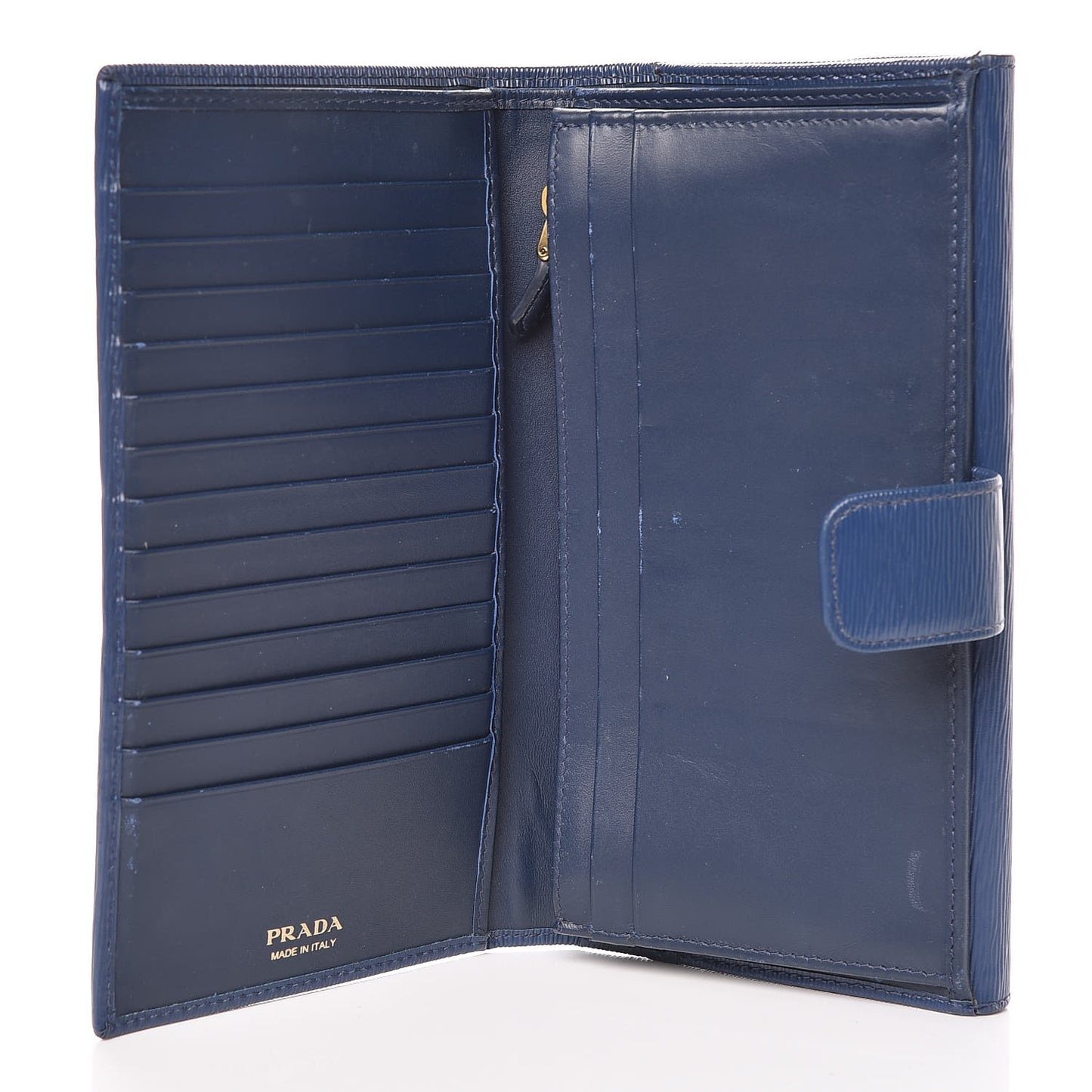 Vitello Move Continental Flap Wallet Bleuette