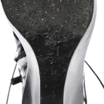 Givenchy Patent Corset Wedge Boots 38 Black 7 of 12