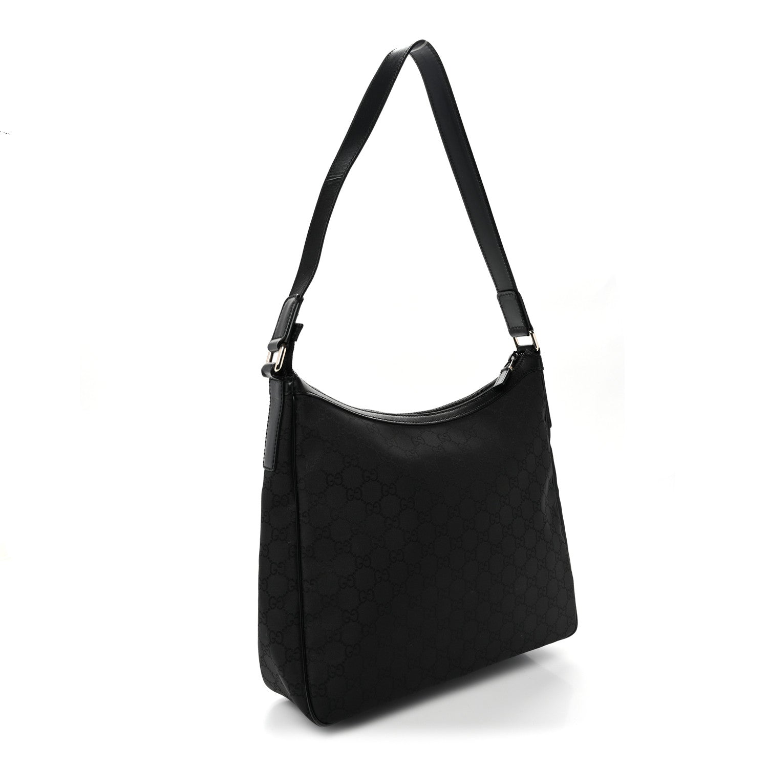 Gucci Canvas Shoulder Bag Black 3 of 10