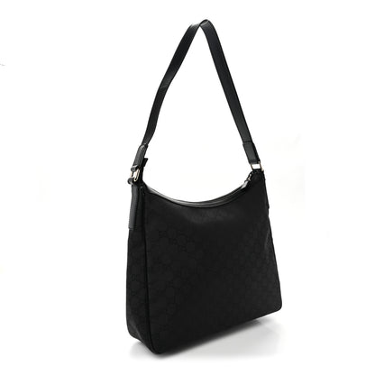 Gucci Canvas Shoulder Bag Black 3 of 10