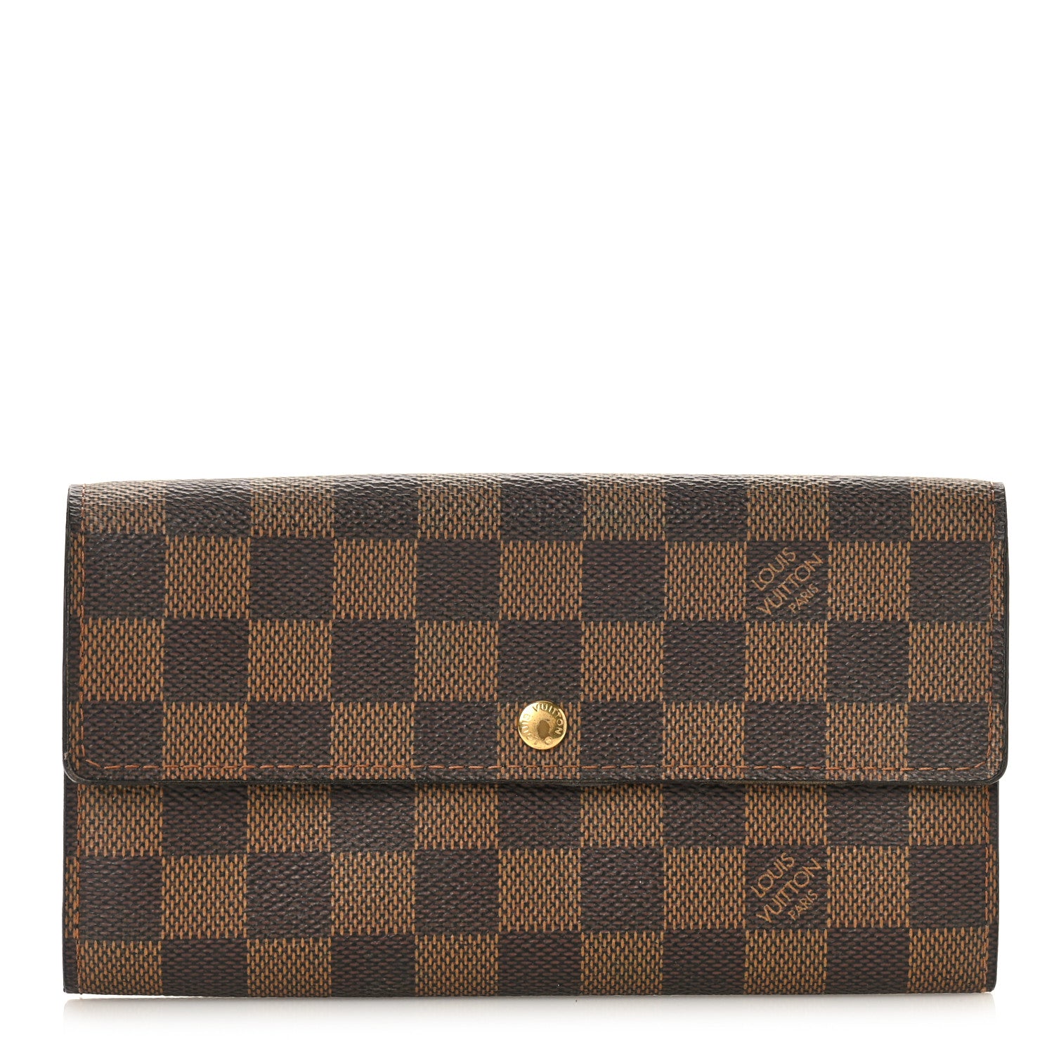 Louis Vuitton Damier Ebene Sarah Wallet 1 of 8