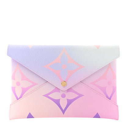Louis Vuitton Monogram Giant Spring In The City Kirigami Pochette Set Sunrise Pastel Midnight Fuchsia Sunset Kaki 2 of 9