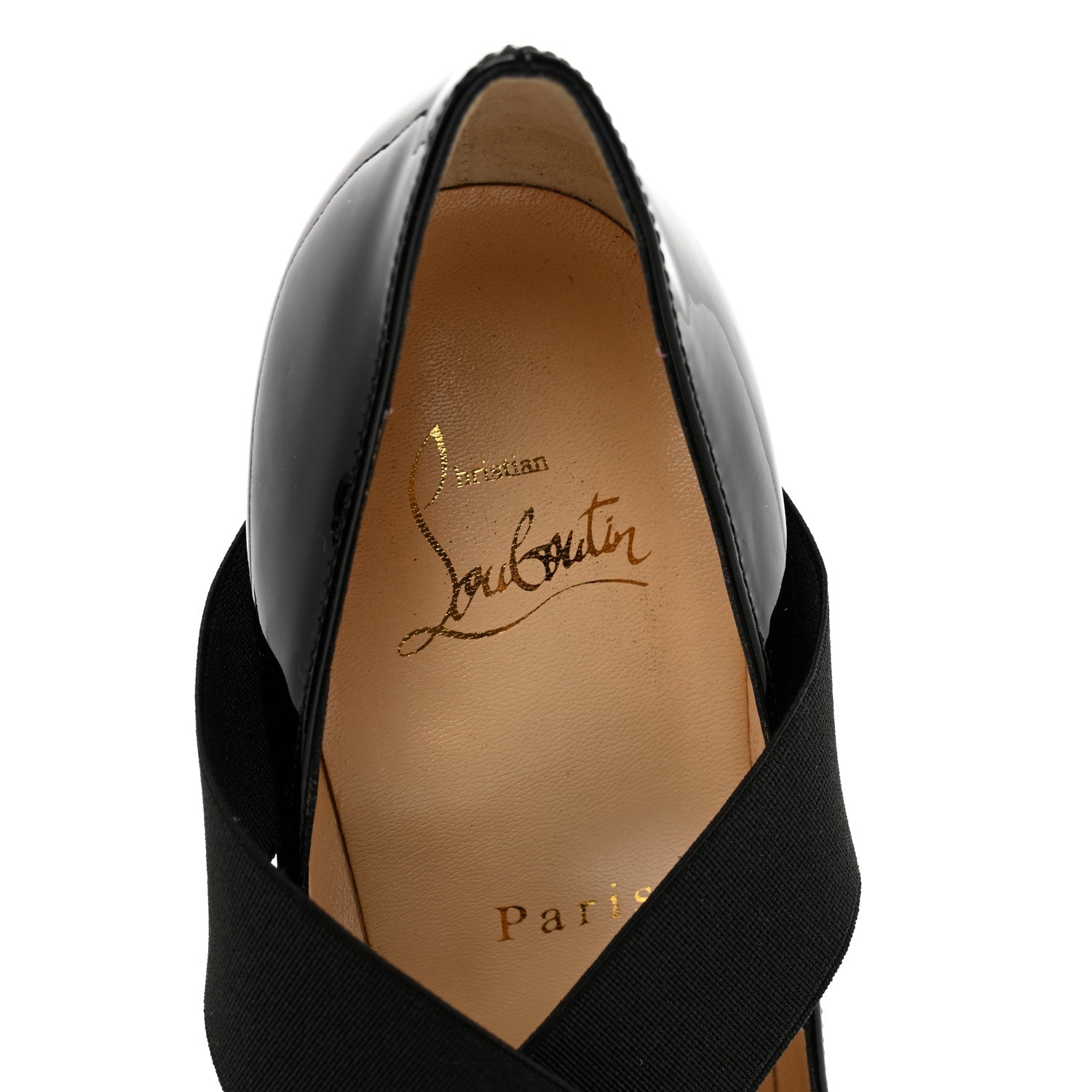 Christian Louboutin Patent Sharpstagram 100 Pumps 36.5 Black 7 of 7