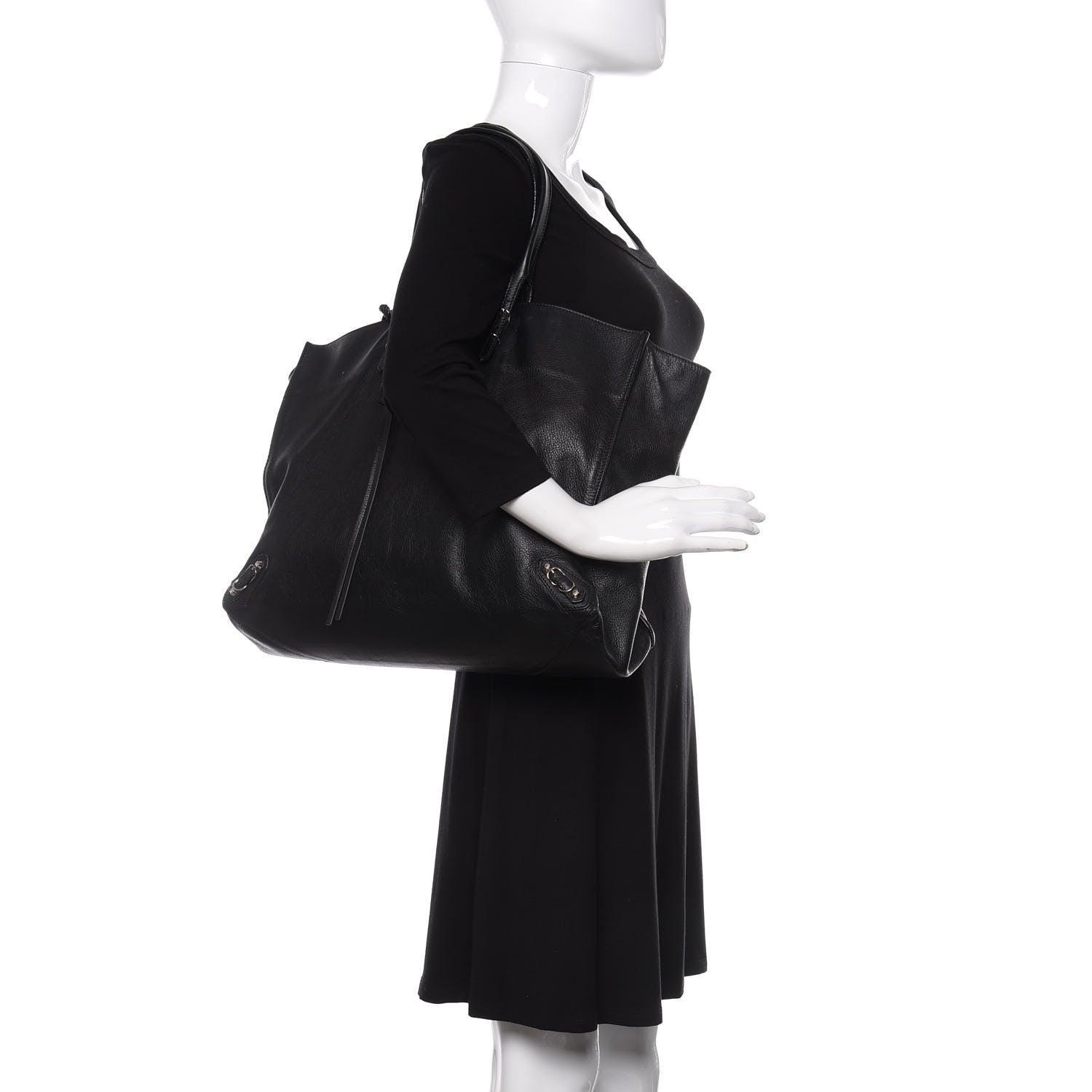 Balenciaga Veau Papier A4 Tote Black 2 of 10