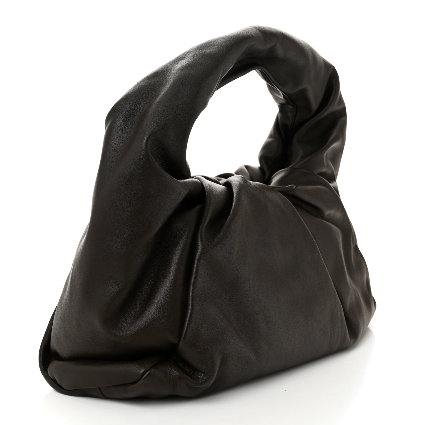 Smooth Butter Calfskin Small The Shoulder Pouch Brownie