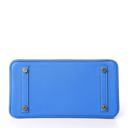 Hermes Swift Birkin 25 Bleu Hydra 4 of 7