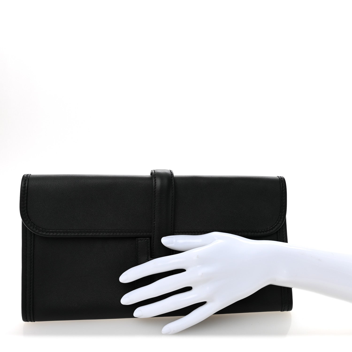 Hermes Swift Jige Elan 29 Clutch Black Black 2 of 7