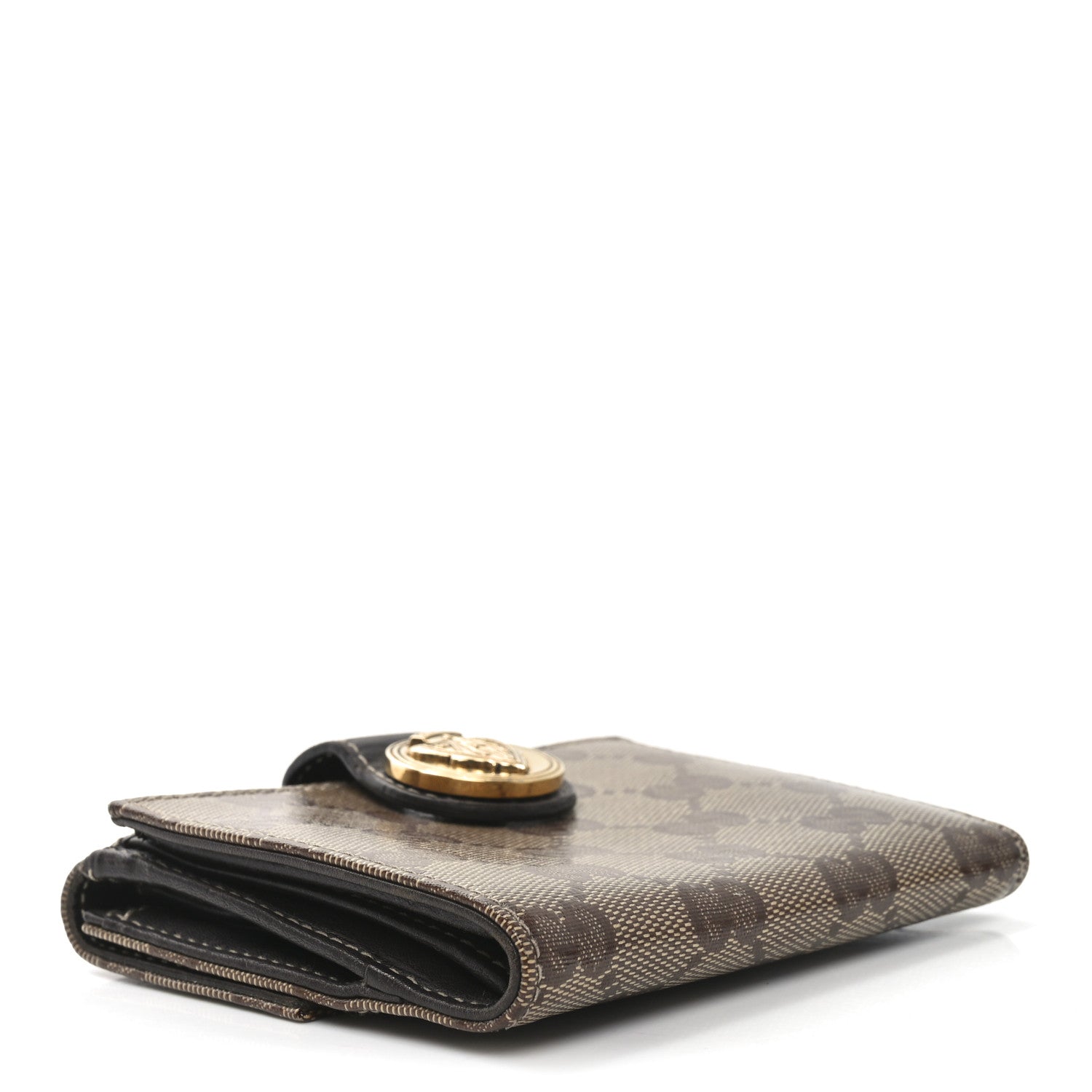 Gucci Crystal Monogram Hysteria Wallet Brown 3 of 6