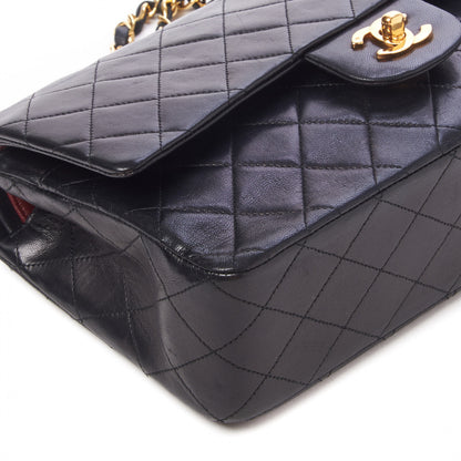 Chanel Lambskin Quilted Medium Double Flap Black 5 of 9