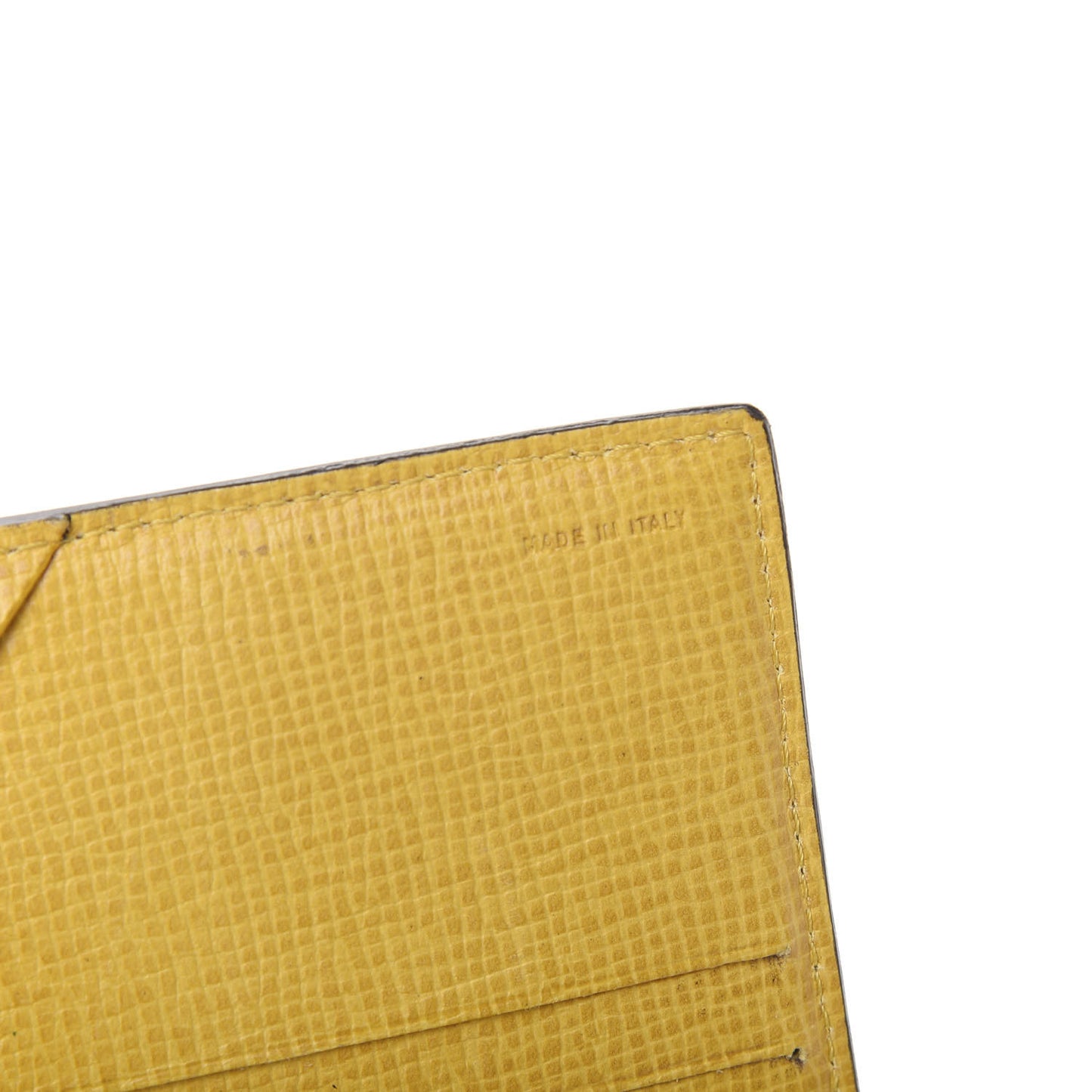 Zucca Spalmati Vitello Elite Continental Wallet Tobacco Giallo