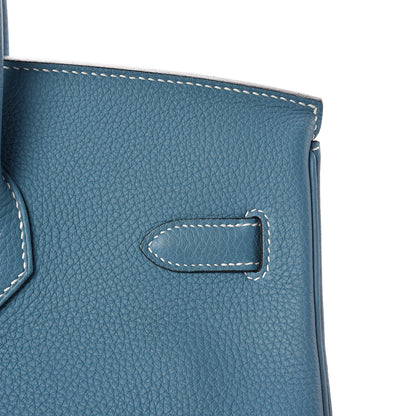Hermes Togo Birkin 35 Blue Jean 17 of 36
