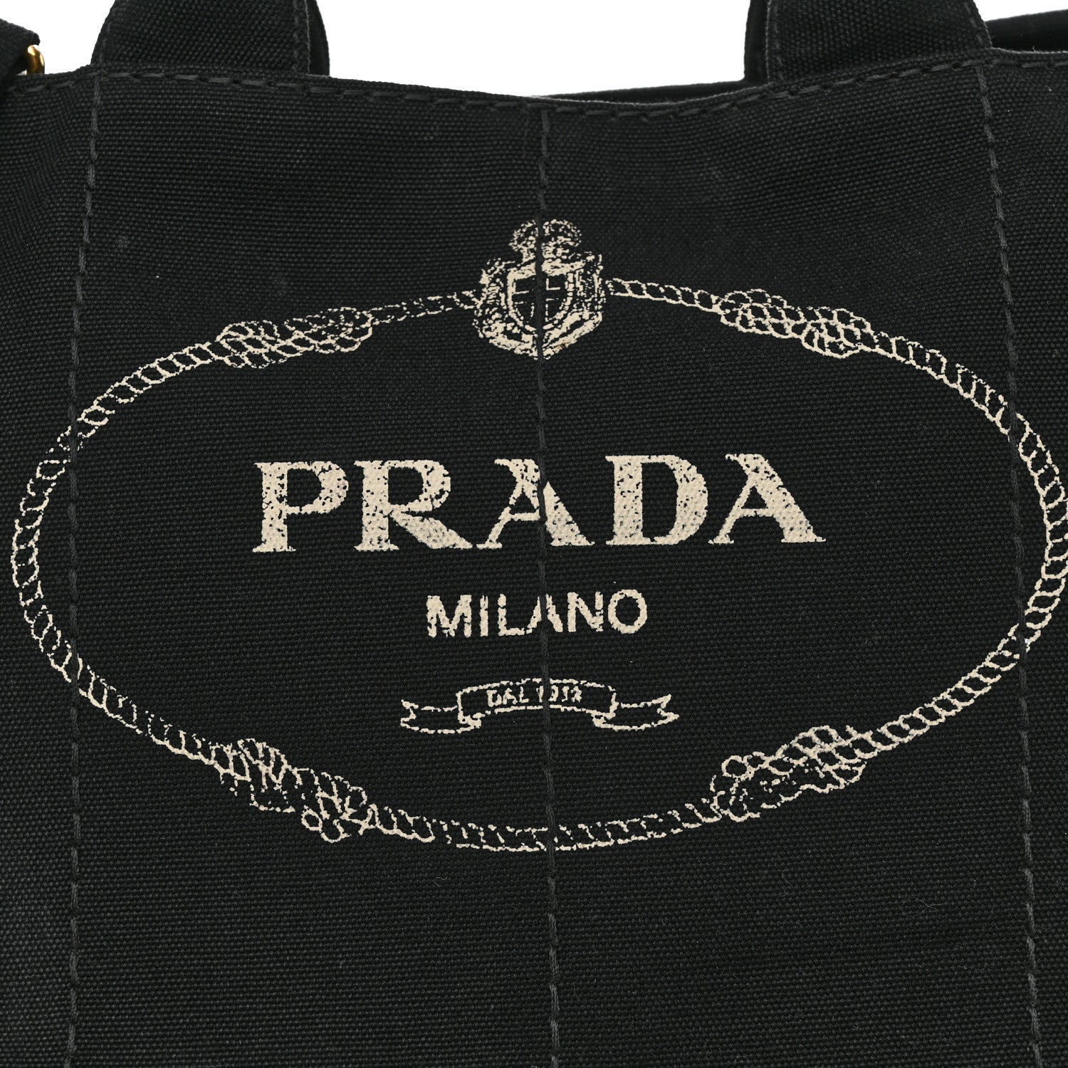 Prada Canapa Logo Tote Black 8 of 10