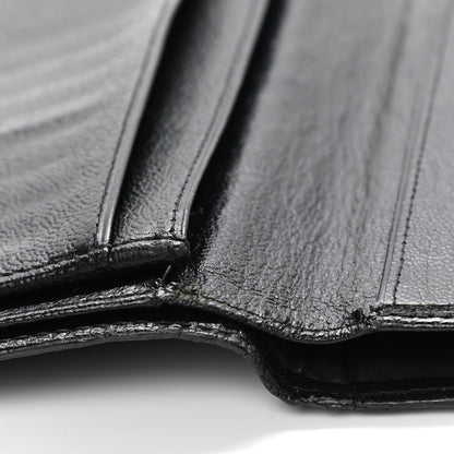 Chanel Goatskin Yen Wallet Black 11 of 11