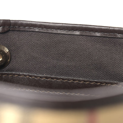 Burberry Haymarket Check Small Onslow Tote Chocolate 13 of 16