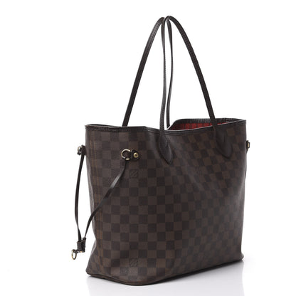 Louis Vuitton Damier Ebene Neverfull MM 2 of 9