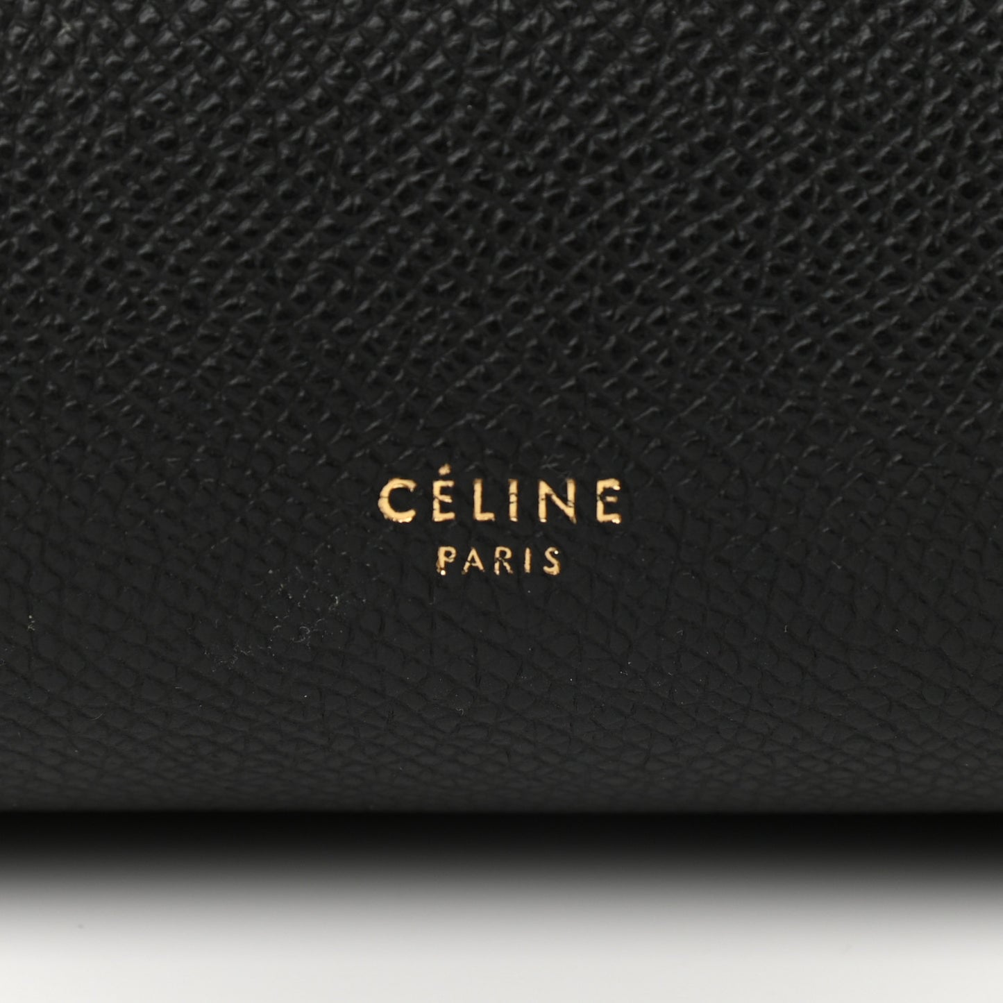 Grained Calfskin Belt Bag Black