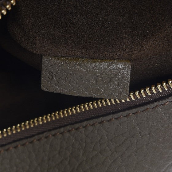 Celine Crisped Calfskin Large Tie Knot Tote Dark Khaki 8 of 9