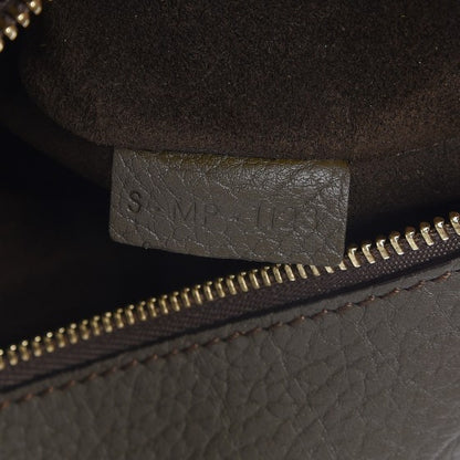 Celine Crisped Calfskin Large Tie Knot Tote Dark Khaki 8 of 9