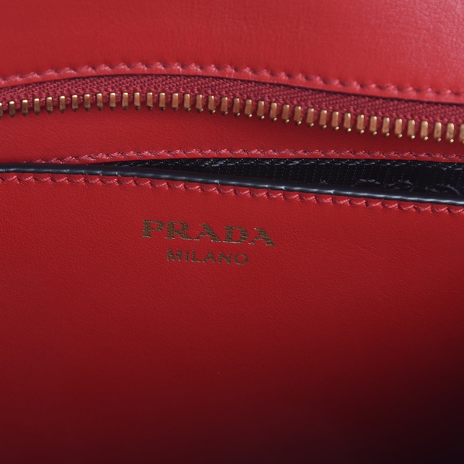 Prada Saffiano Soft Calfskin Bandoliera Bag Fuoco 6 of 7