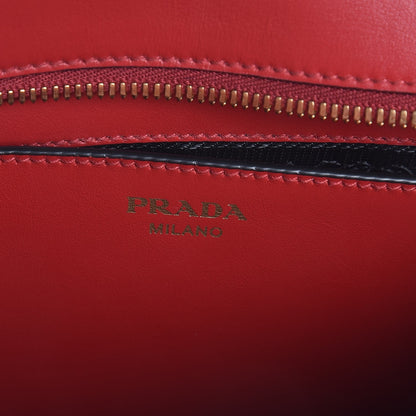 Prada Saffiano Soft Calfskin Bandoliera Bag Fuoco 6 of 7