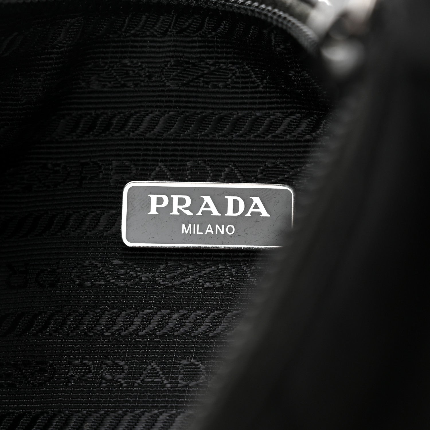 Prada Tessuto Nylon Mini Re-Edition 2000 Bag Black 6 of 10