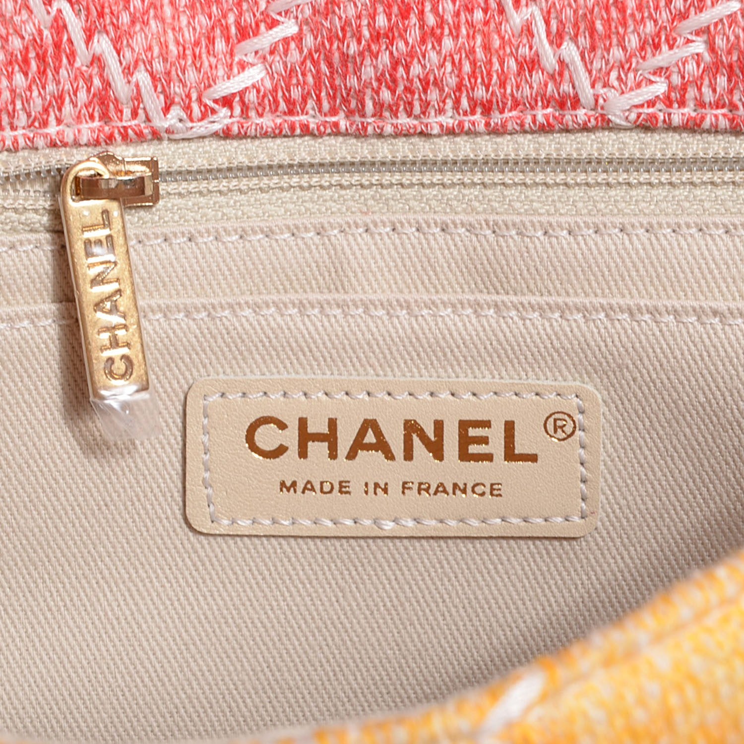 Chanel Jersey Quilted Fabrics and Co Medium Flap Multicolor 7 of 9