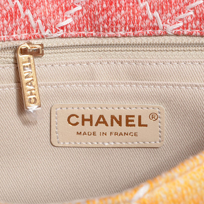 Chanel Jersey Quilted Fabrics and Co Medium Flap Multicolor 7 of 9