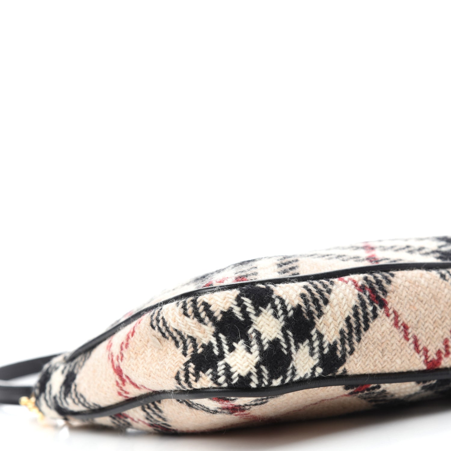 Burberry Wool Check Pochette Beige 6 of 10