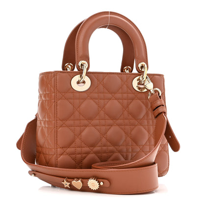Christian Dior Calfskin Cannage Small My ABCDior Lady Dior Tan 3 of 10