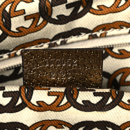 Gucci Monogram Medium Princy Tote Gold 7 of 11
