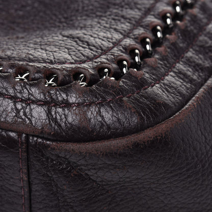 Chanel Metallic Deerskin Luxe Ligne Flap Black 23 of 34