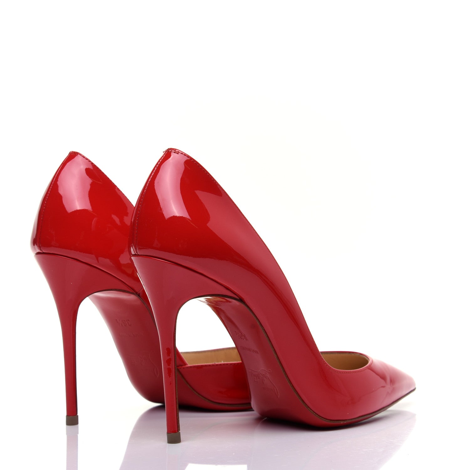 Christian Louboutin Patent Iriza 100 Pumps 36.5 Fraise 3 of 11