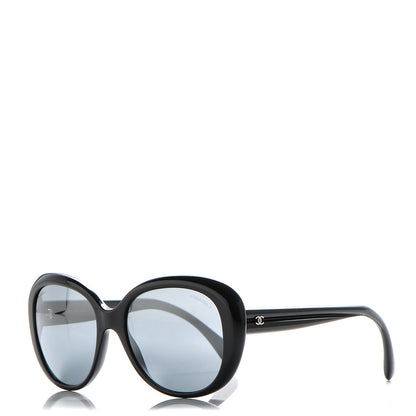 Chanel Signature Oval Sunglasses 5312 Black 1 of 8