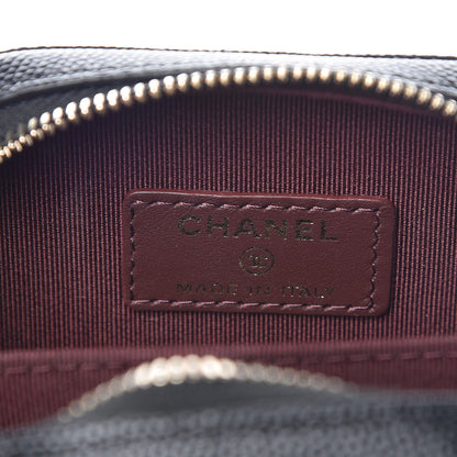 Chanel Caviar Quilted Classic Clutch With Chain Black 6 of 11