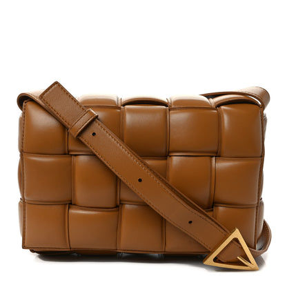 Bottega Veneta Nappa Maxi Intreccio Padded Cassette Crossbody Bag Caramel 1 of 10