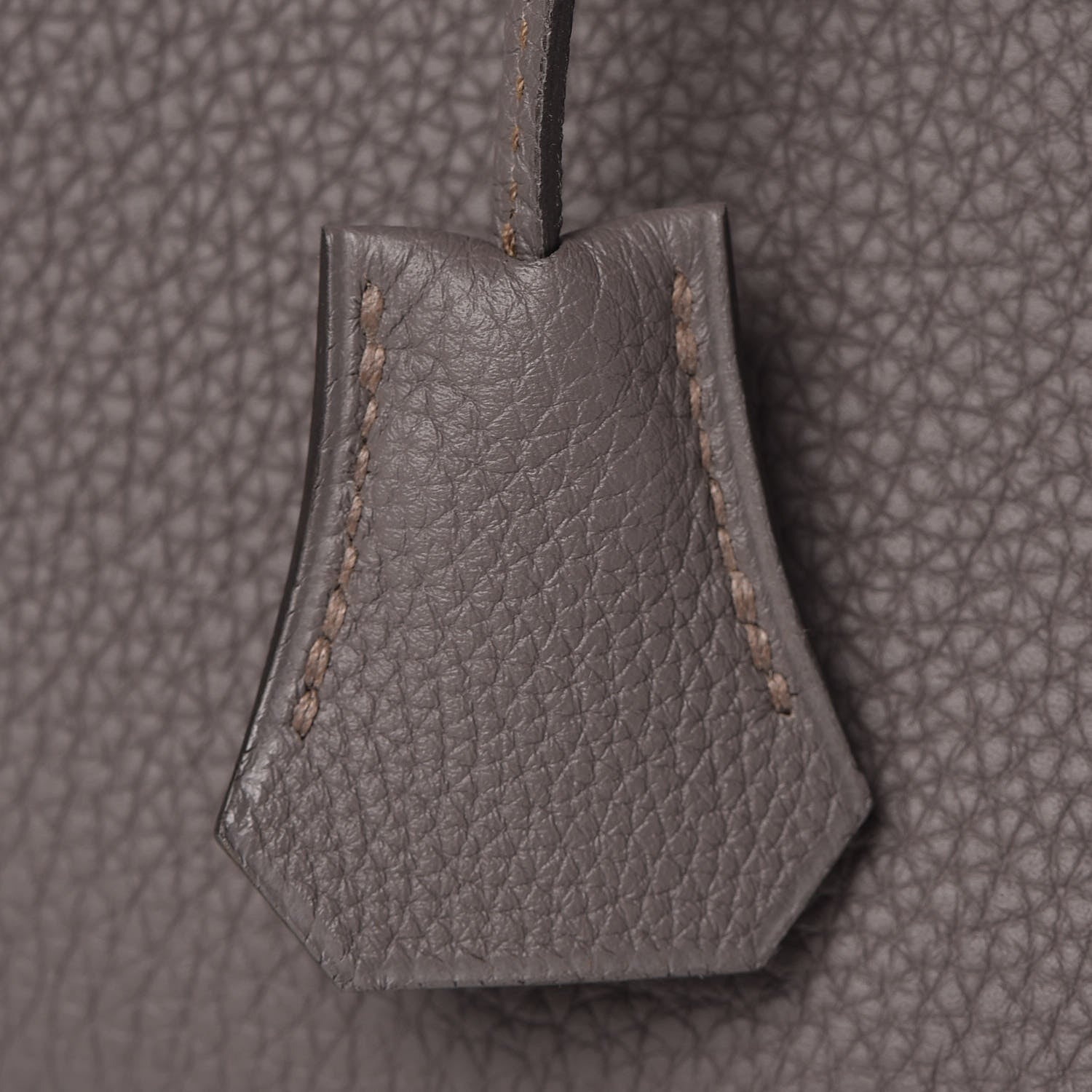 Hermes Togo Birkin 25 Etain 34 of 37