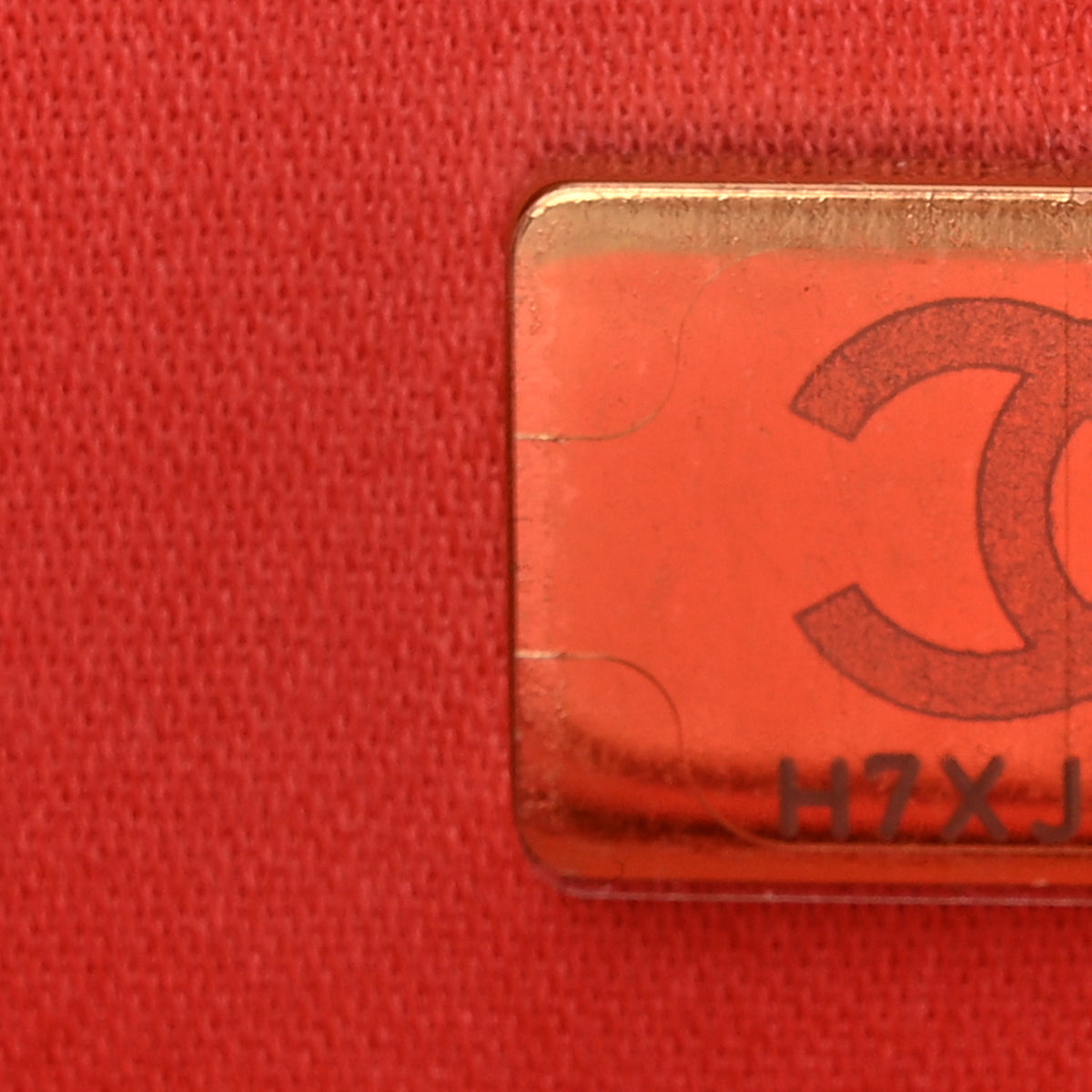 Chanel Raffia Lambskin Small Flap Bag Beige Coral 7 of 10