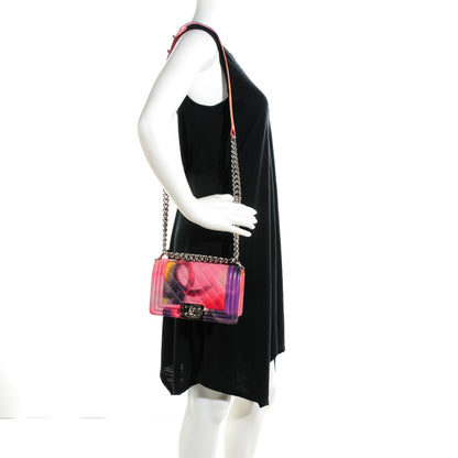 Chanel Lambskin Quilted Small Flower Power Boy Flap Multicolor 2 of 9