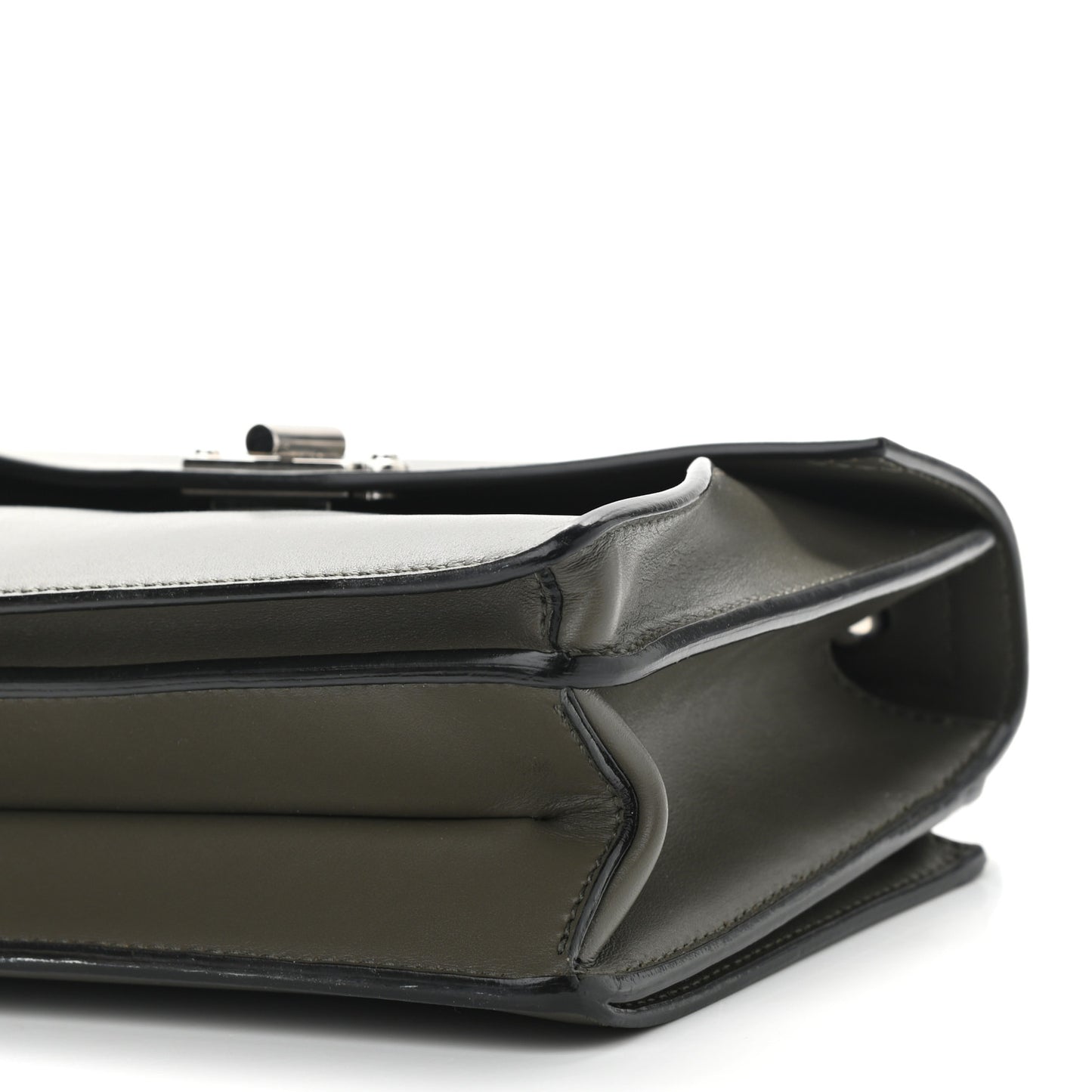 Calfskin Small Hava Top Handle Bag Cypress