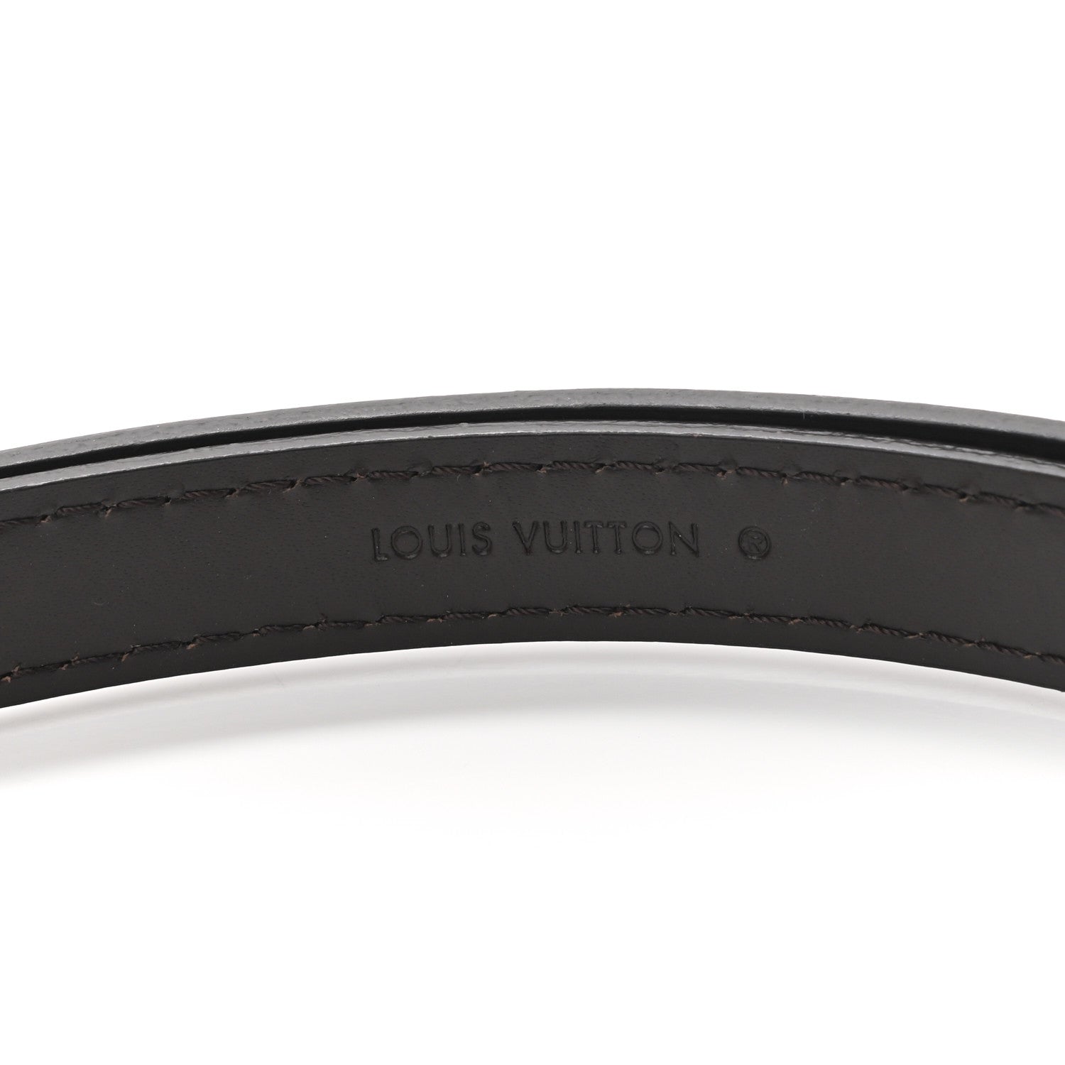 Louis Vuitton Calfskin 12mm Adjustable Shoulder Strap Brown 3 of 5