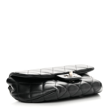 Chanel Calfskin Quilted CC Uniform Flap Belt Bag Black 4 of 16