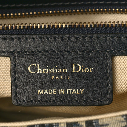Christian Dior Oblique Saddle Bag Blue 6 of 7
