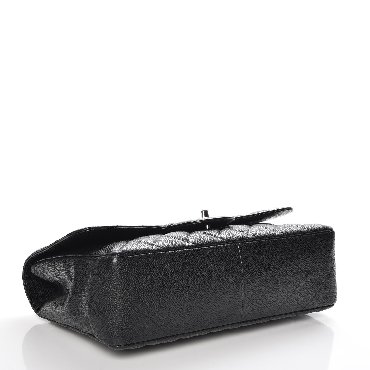 Chanel Caviar Quilted Jumbo Single Flap Black 5 of 9